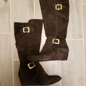 Nine West Tall Suede Boots